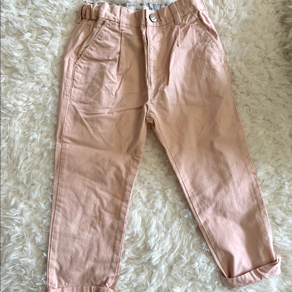 Zara kids pink pants